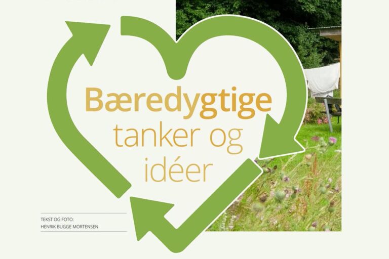 Artikel om Bæredygtige tanker og ideer i magasinet DerUdad nr. 6 2020