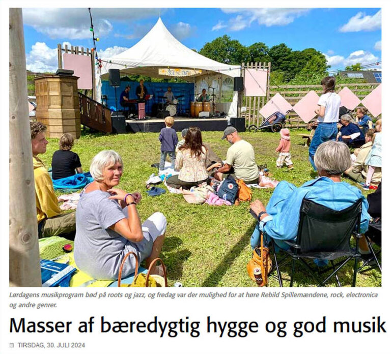 Masser af bæredygtig hygge - artikel i Folkebladet.info 30. juli 2027